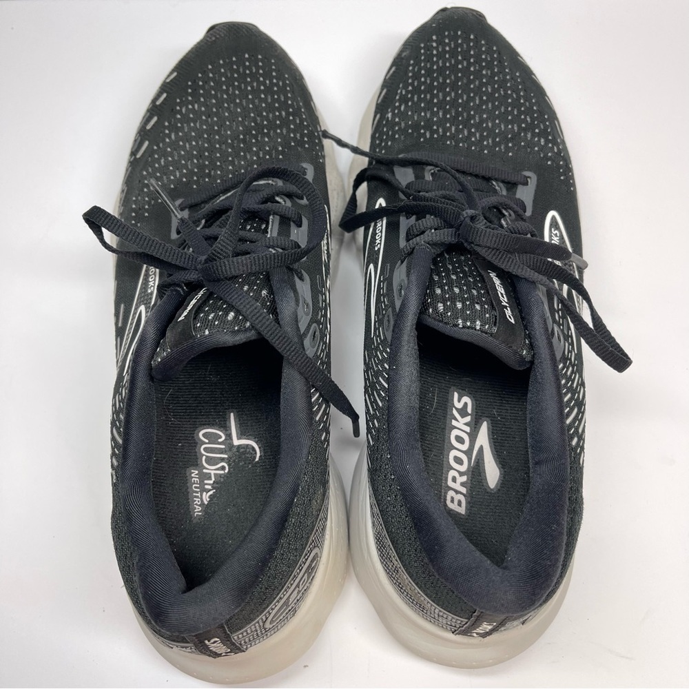Brooks Running Shoe Men’s Size‎ 10 Glycerin 20 Neutral Black White - Picture 7 of 9